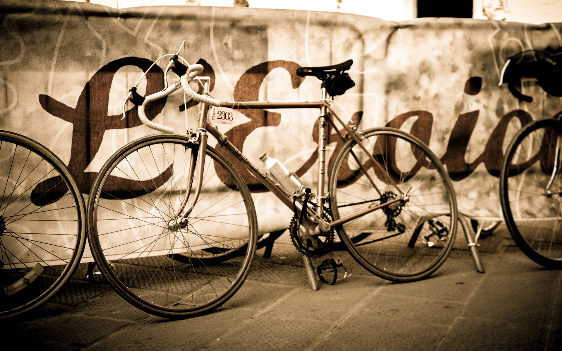 L'Eroica 2014 Foto Bicicletta Eroica su Cartellone Eroica