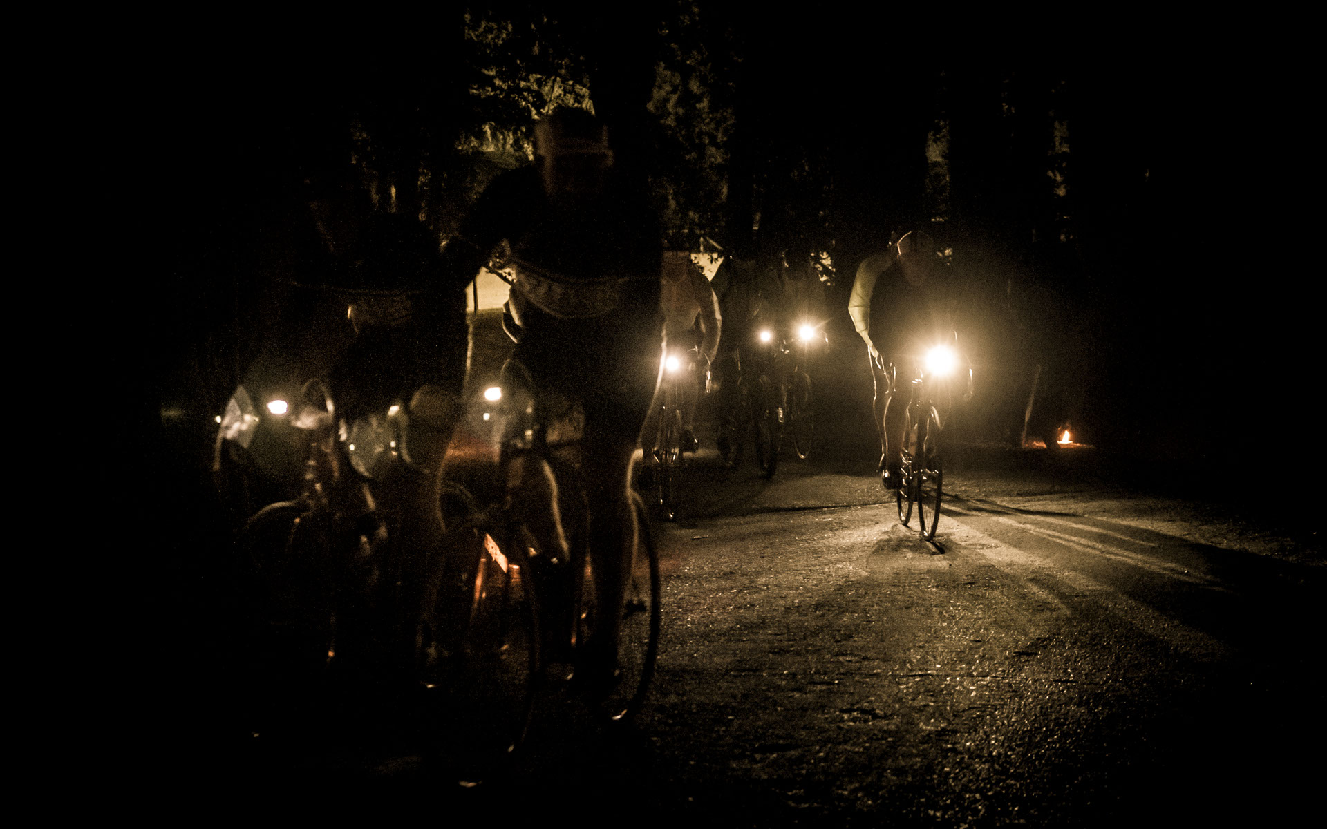 L'Eroica 2014 Foto Biciclette Nel Buio