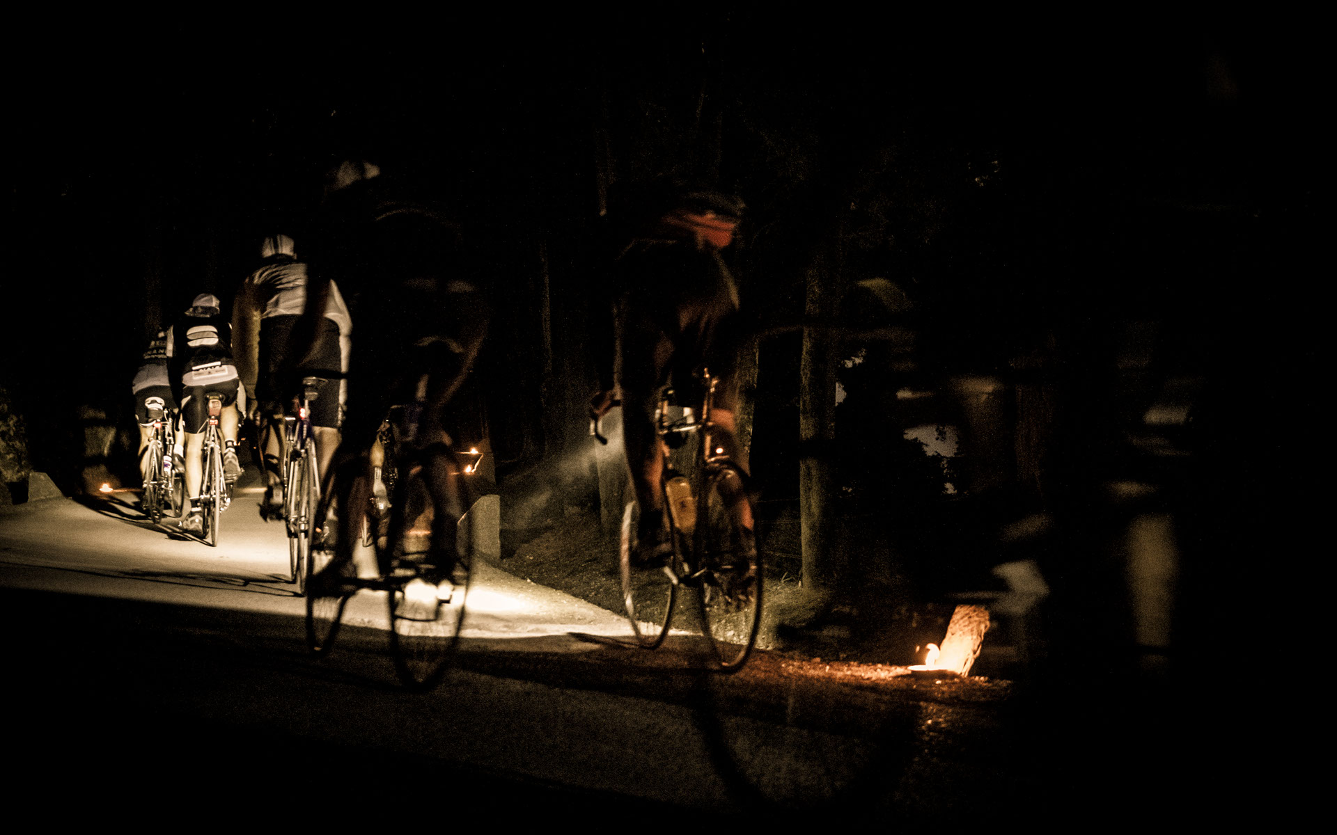 L'Eroica 2014 Foto Biciclette Nel Buio