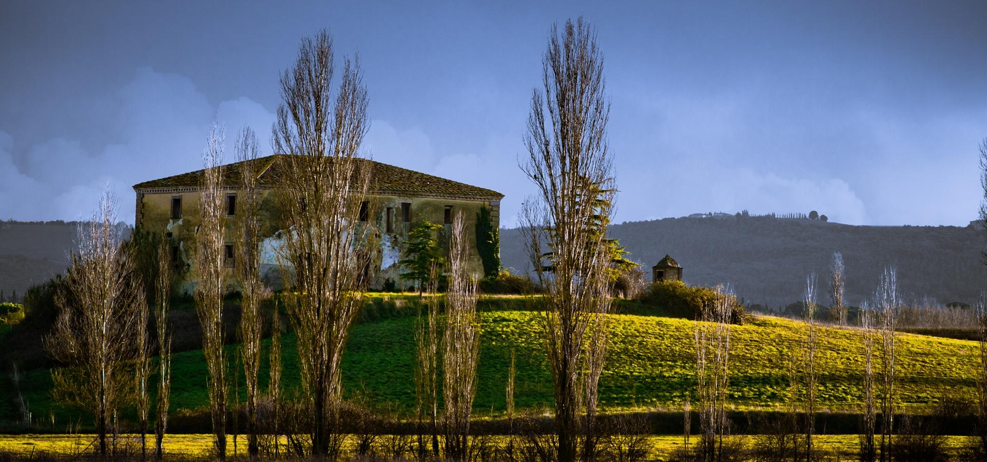 Paesaggi Podere Abbandonato alle Intemperie